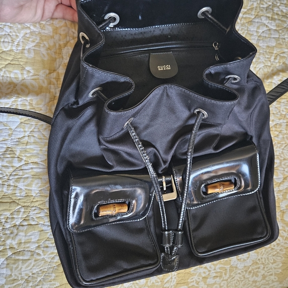 Authentic Gucci Bamboo Backpack - Picture 7 of 16